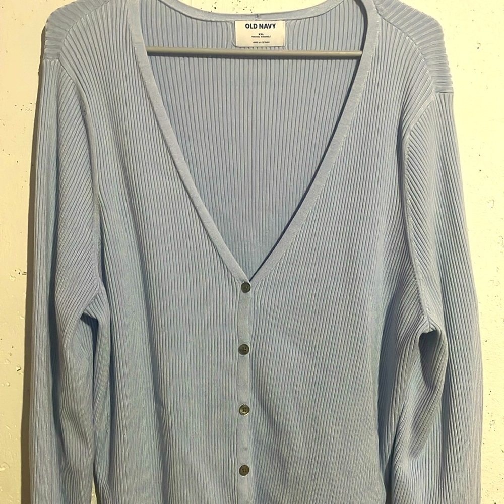 Old Navy baby blue sweater. XXL